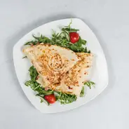 Tortilla with scrambled eggs
